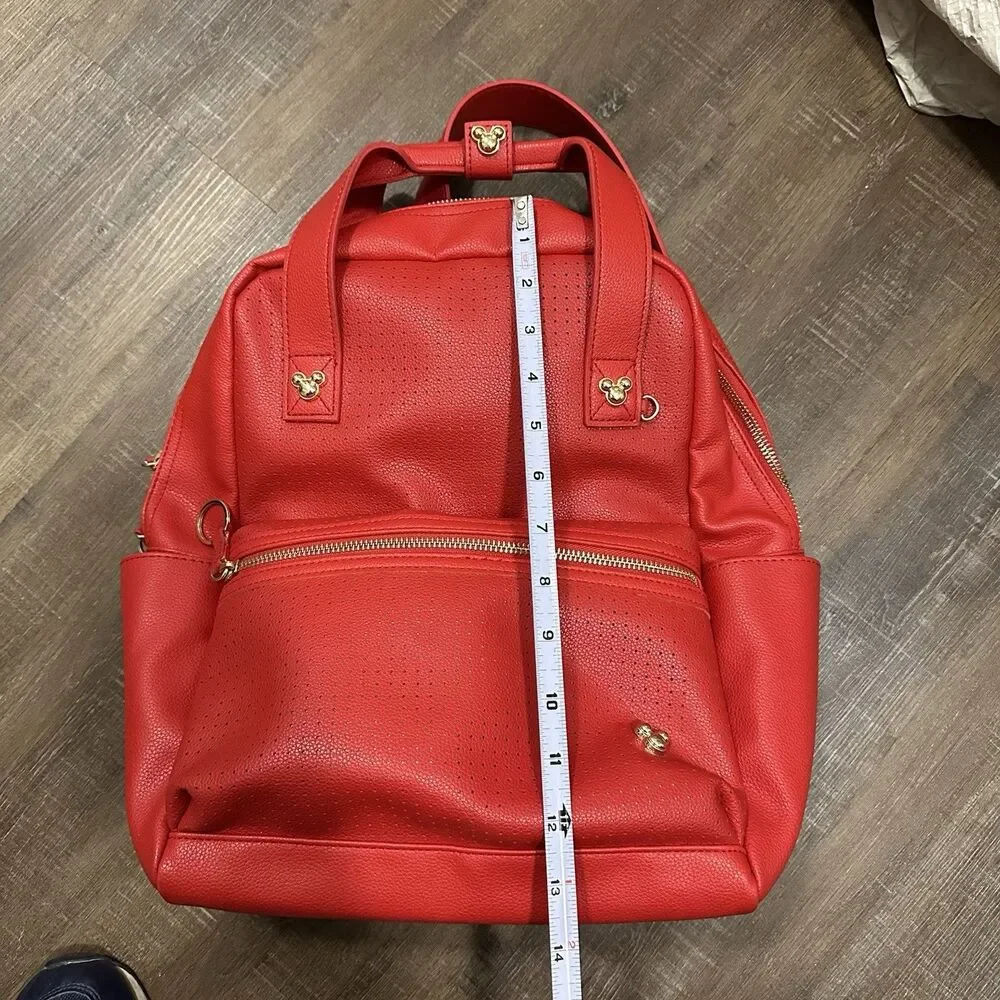 Disney Store Mickey Mouse Icon Flair Red Pin‎ Backpack